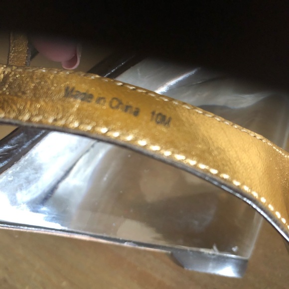 Bebe t-strap wedges sandals - Picture 5 of 7